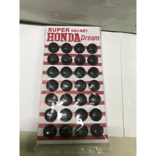 <Giá 1 Đôi > Bịt Chân Gương Nhựa Đen Xoáy < Bịt Được tất cả các dòng xe máy>