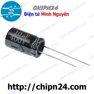[5 CON] Tụ hóa 10uF 400V (10x17mm)