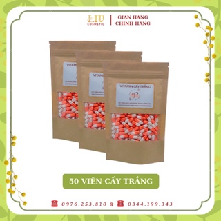 [COMBO 50 VIÊN] VIÊN VITAMIN CẤY TRẮNG NHANH, TRẮNG NHANH GẤP 3-4 LẦN