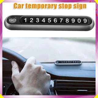 Bảng số điện thoại cao cấp trên ô tô DK-GD211 Chất liệu hợp kim nhôm cao cấp - Kích thước: 159×30×20mm