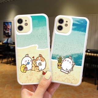 Ốp lưng iPhone 13 ốp viền gấu bông tắm biển từ ip 6 đến 13 promax