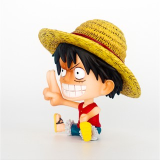 (Hết hàng) Mô hình One Piece - Mô Hình Luffy Chibi 10cm