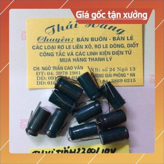 . Tụ vi tính 2200 M /10 vbans 10 chiếc ..