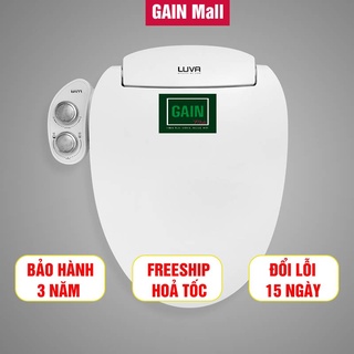 Nắp bồn cầu vệ sinh thông minh Luva Bidet LB204, có nước nóng, bảo hành 3 năm, đổi lỗi 15 ngày, model 2022