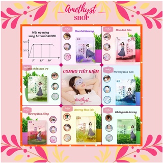 COMBO 10 Miếng Mặt Nạ Mắt RUUMUU Chườm Nóng Heating Eyes Mask - Chống Mỏi Mắt, Thư Giãn Tối Đa