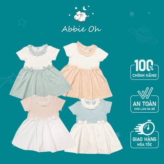 Váy Xòe Cổ Bèo Cho Bé | 0-3 Tuổi | Abbieoh | B050 SS19