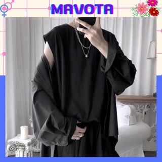 Áo thun sát nách nam Mavota áo thun cotton 3 lỗ unisex form rộng ASN024