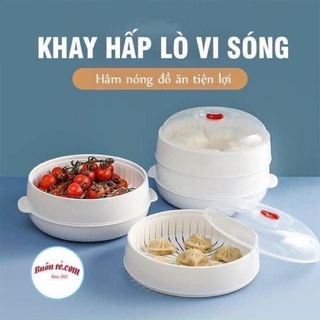 Bộ khay hấp lò vi sóng việt nhật