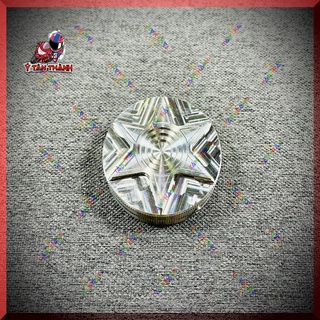 Nắp xăng inox ngôi sao dùng cho các loại xe máy MS20