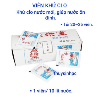 Viên khử clo nước máy và khử clo nước mới