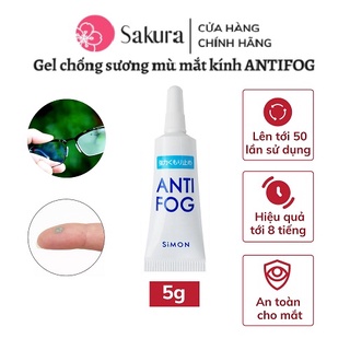 Gel lau kính chống bám hơi nước cho mắt kính Anti Fog chống sương mù kính cận kính bơi của Nhật Bản