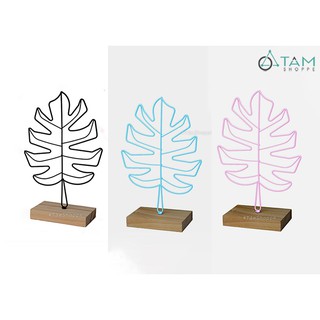 Khung sắt để bàn trang trí hình lá Monstera FE-KSĐB-01