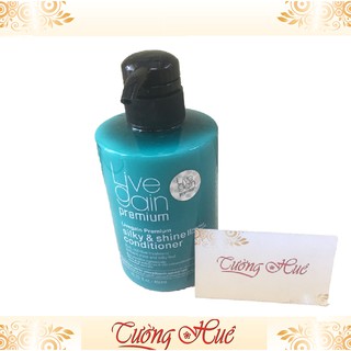 Dầu Xả Chuyên Nghiệp Livegain Premium Silky &amp; Shine Conditioner - 450ml