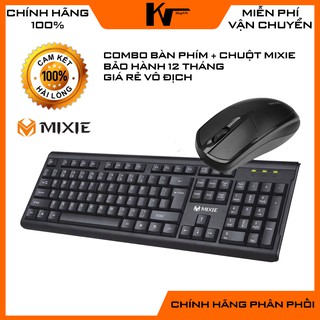 [Rẻ Vô Địch] Combo bộ phím chuột Mixie phân phối chính hãng, bảo hành 12 tháng