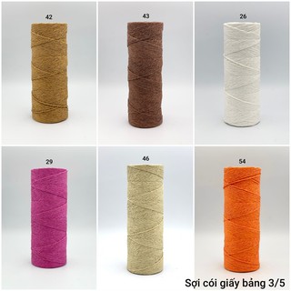 cuộn cói giấy 100gram( bảng màu 2)