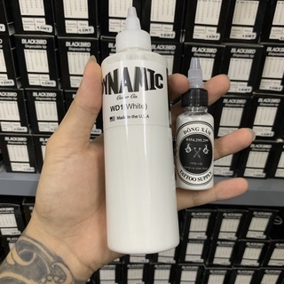 mực trắng xăm hình chính hãng lọ chiết 1oz Dynamic