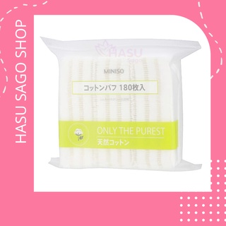 Bông Tẩy Trang Miniso Nhật Bản Gói 180 Miếng