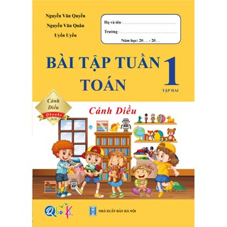 Sách Bài Tập Tuần Toán 1 Cánh Diều Tập 2 (1 cuốn)
