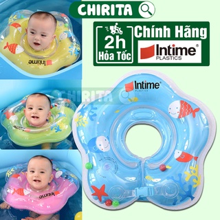 Phao Cổ Cho Bé Sơ Sinh INTIME Cao Cấp - Phao Bơi Cho Bé Sơ Sinh, 1 Tuổi, 6 Tháng 2 Tuổi Đỡ Cổ Chống Lật Chirita