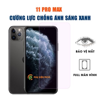 Kính cường lực Iphone 11 Pro Max chống ánh sáng xanh bảo vệ mắt full màn hình cho Iphone 11 Pro Max