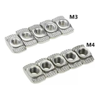 Phụ kiện máy in 3D tán chữ T M3, M4 cho nhôm 20 ( 10 con)