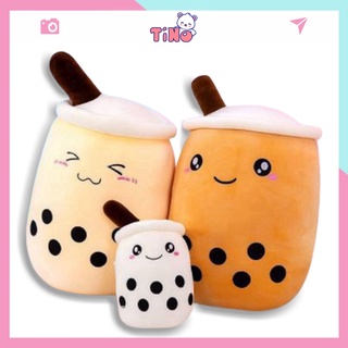 Gấu bông trà sữa gối ôm cute giá rẻ để bàn đáng yêu size 15cm 30cm