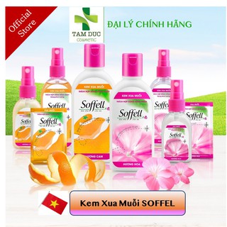 Kem Bôi / Xịt chống muỗi / Xua Muỗi SOFFELL Hương hoa, cam [sofell, soffel, sofel]