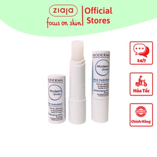 Son Dưỡng Bioderma Chính Hãng Pháp Phù Hợp Nam &amp; Nữ Không Màu Dưỡng Môi Bioderma Atoderm Levres Không Chất Gây Hại 4g