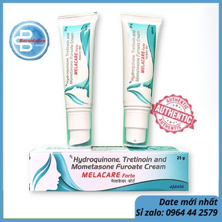 Melacare Ấn Màu Xanh (20g) Kem Giảm Nám, Làm Trắng Sáng Da, 4% Hydroquine &amp; 0.025% Tretinoin