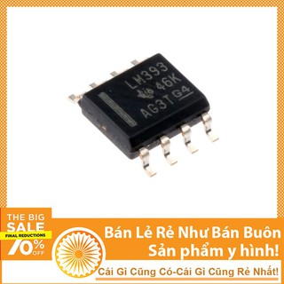 Linh Kiện IC So Sánh LM393 SOP8 Chân Dán