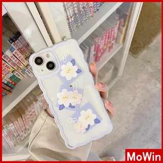 iPhone Case Silicone Soft Case Clear Case Wave Non-Slip Shockproof Camera Full Coverage Protection Flower Simple For iPhone 13 Pro Max iPhone 12 Pro Max iPhone 11 iPhone 7 Plus