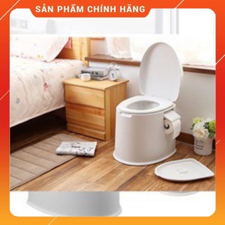 Bô vệ sinh cho người già , bà bầu toilet di động nhựa cao cấp