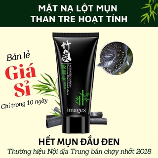 Tuýp Gel lột Mụn Than Tre Images, Hút sạch mụn cám, mụn đầu đen. Loại bỏ Chì - Sáng da