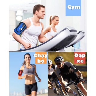 Túi Chống Sốc Đeo Tay Chạy Bộ Đựng Điện Thoại Đa Năng 2 Ngăn Chứa Quấn Bắp Tay Tiện Lợi Cho Tập Thể Thao, Chạy Bộ, Tập G