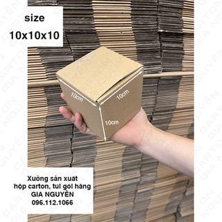 20 hộp carton 10x10x10 đóng hàng mỹ phẩm
