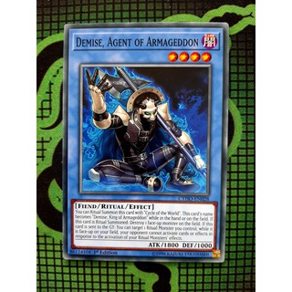 THẺ BÀI YUGIOH Near Mint -Demise, Agent of Armageddon - CYHO-EN028 - Common 1st Edition
