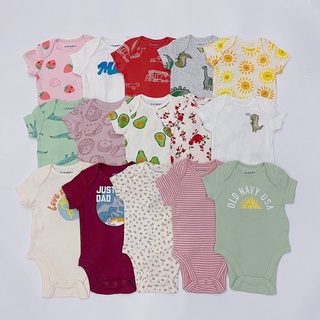 (CHỌN MẪU SIZE 6/12M) BODYSUIT OLDNAVY, BODYCHIP CỘC TAY XUẤT DƯ CHO BÉ TRAI, GÁI, SƠ SINH SIZE 6-12M
