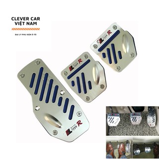Bộ Ốp Chân Ga, Chân Phanh, Chân Côn Xe Số Sàn Cá Tính [ Thiết Kế Mới ]