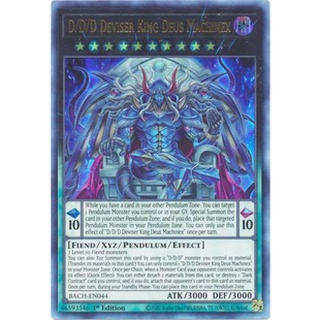 Thẻ bài Yugioh - TCG - D/D/D Deviser King Deus Machinex / BACH-EN044'