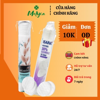 Bông tẩy trang Ebelin - Isana nội địa Đức 140 miếng 2 mặt mềm mịn - Shop Melyca