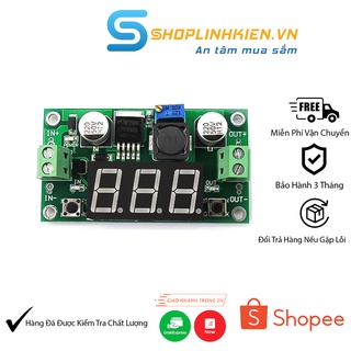 Mạch Giảm Áp Có Hiển Thị 3A❤️Mạch nguồn giảm áp❤️hạ áp hiển thị led LM2596 3A có điều chỉnh điện áp