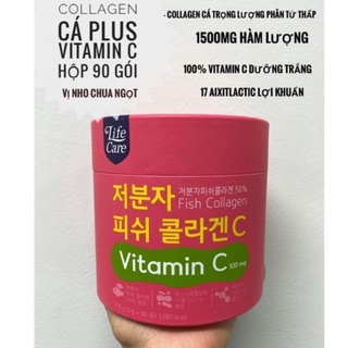 Collagen Plus vitamin C life care - fish Collagen (90gói)