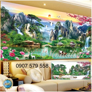 Tranh đính đá Phong cảnh 8233