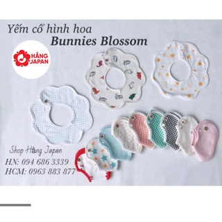Yếm cổ tròn cho bé Vella Bunnie Blossom Hàn Quốc chọn màu ngẫu nhiên