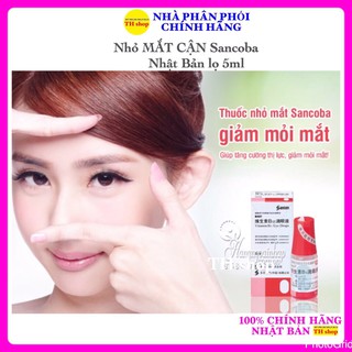 Dung Dịch Nhỏ Mắt Sancoba Nhật Bản lọ 5ml – Giảm Mỏi Mắt Tăng Cường Thị Lực