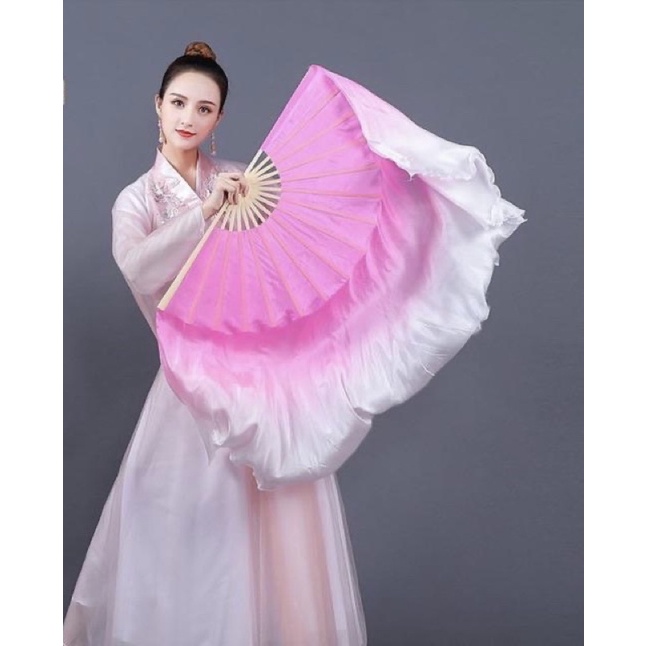 quạt múa lụa cao cấp hàng oder