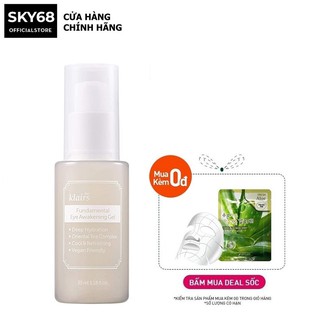 Kem Dưỡng Mắt Dạng Gel Dưỡng Ẩm, Giảm Bọng Mắt, Thâm Quầng Mắt, Chống Lão Hóa Klairs Fundamental Eye Awakening Gel 35ml