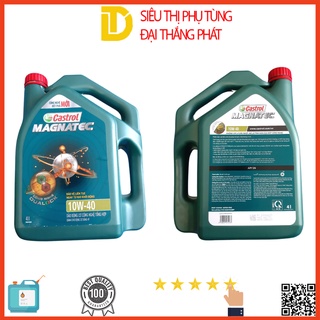 Dầu nhớt Castrol Magnatec 10W40 4L chính hãng, dầu nhớt cao cấp cho xe ô tô