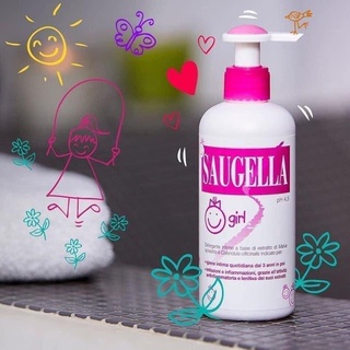 Saugella- Dung dịch vệ sinh trẻ em 200ml