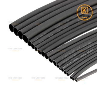 Dây co nhiệt, gen co nhiệt các loại dài 1m. gen bọc dây điện Phi 1, phi 2 , phi3, phi 4, phi 5, phi 6, phi 7, phi 8